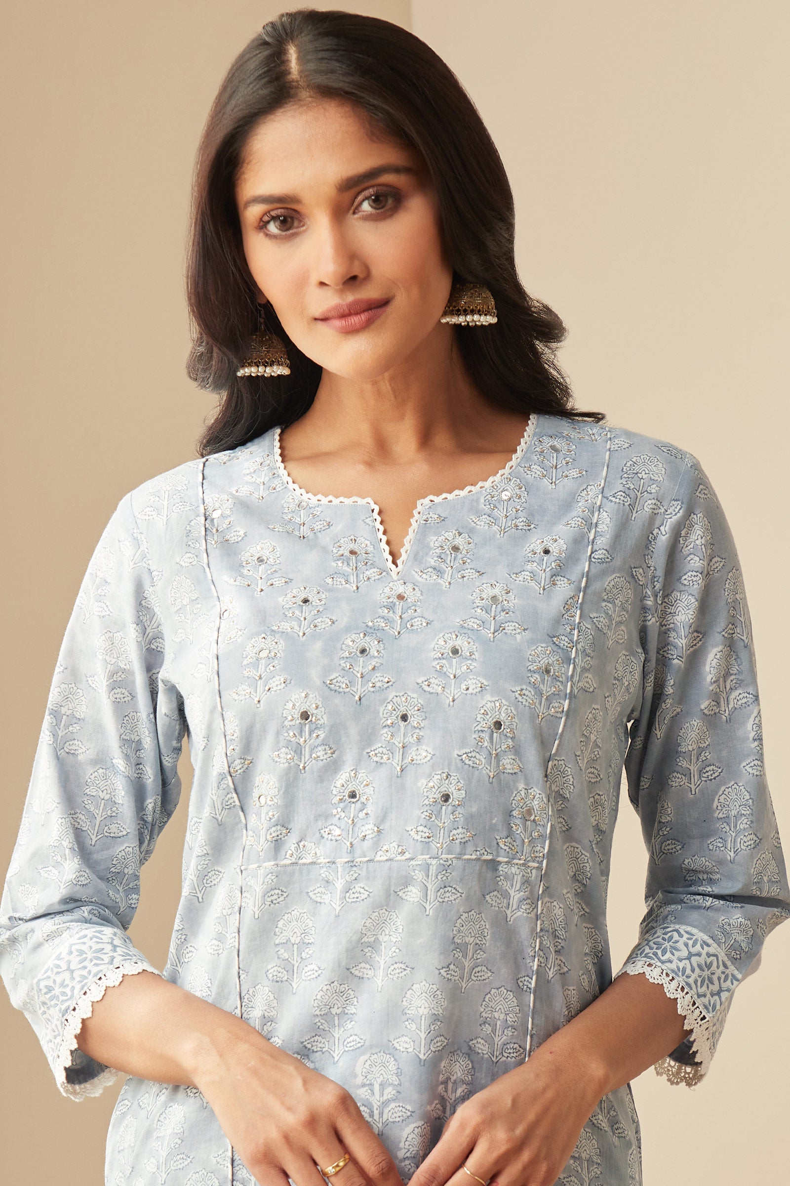 Rosheen Heer Sanganeri Kurta