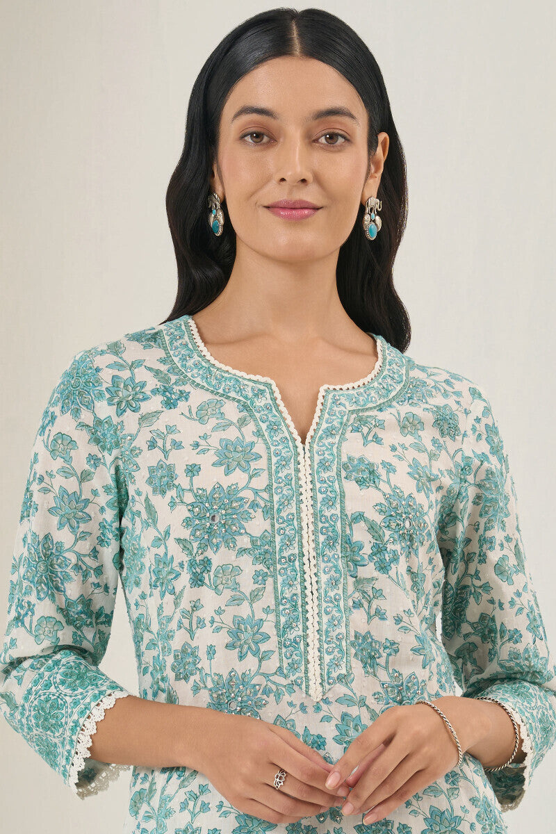 Neelofar Naureen Sanganeri Kurta