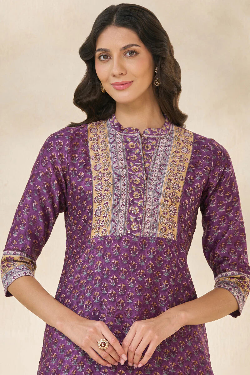Surplus: Mehrunissa Gulnaaz Chanderi Kurta