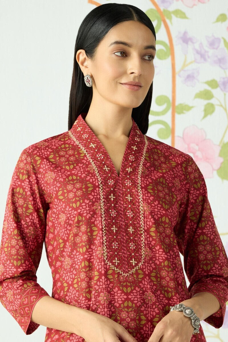 Gauhar Nishat Sanganeri Kurta