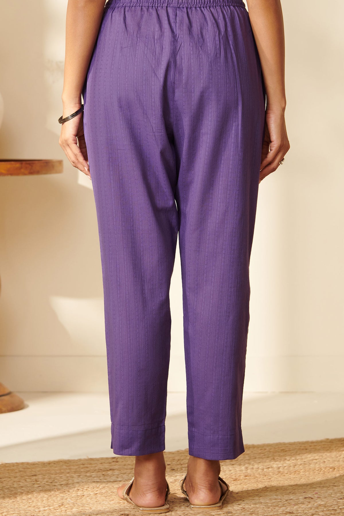 Roza Rosana Purple Narrow Pants