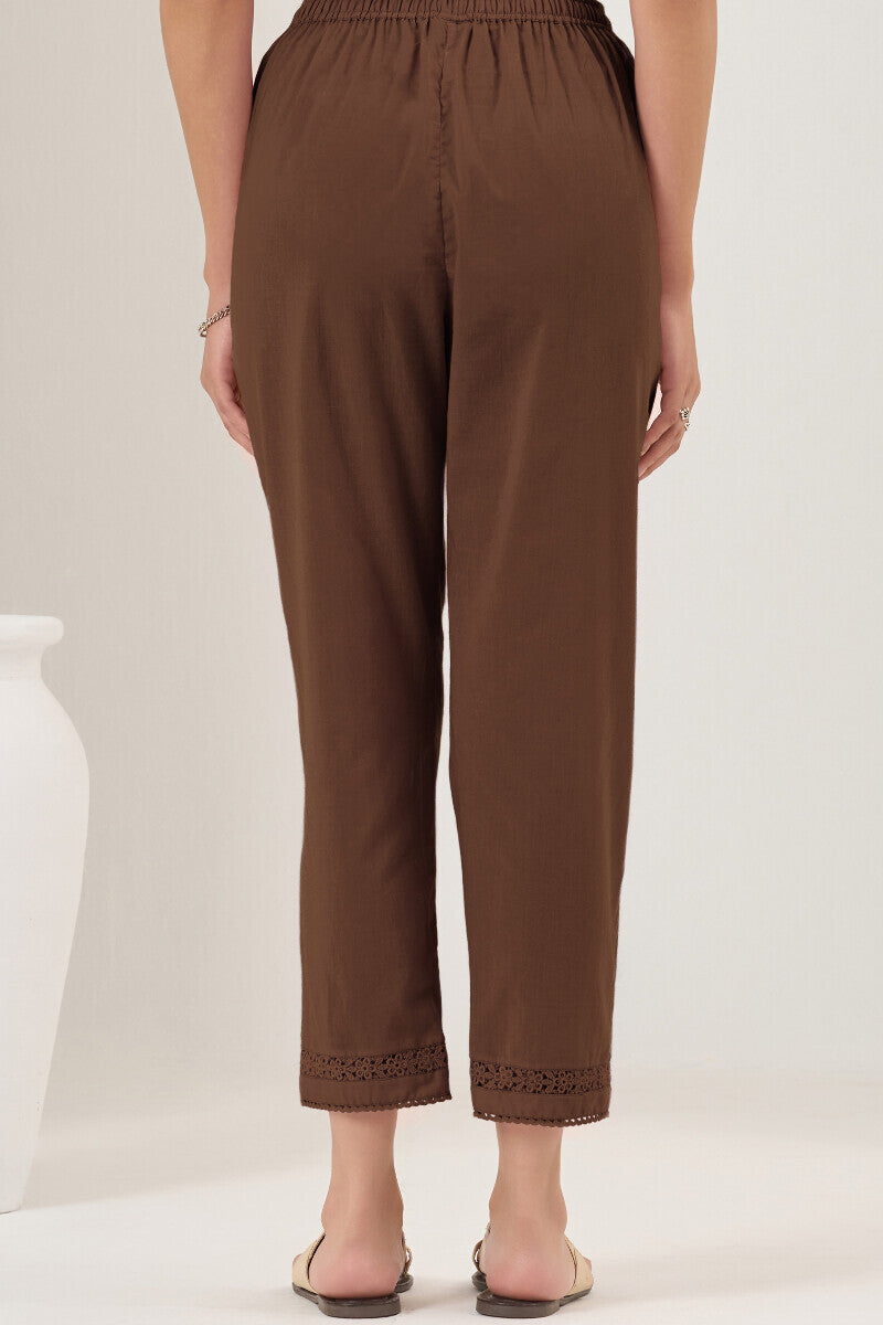 Roza Seher Brown Narrow Pants
