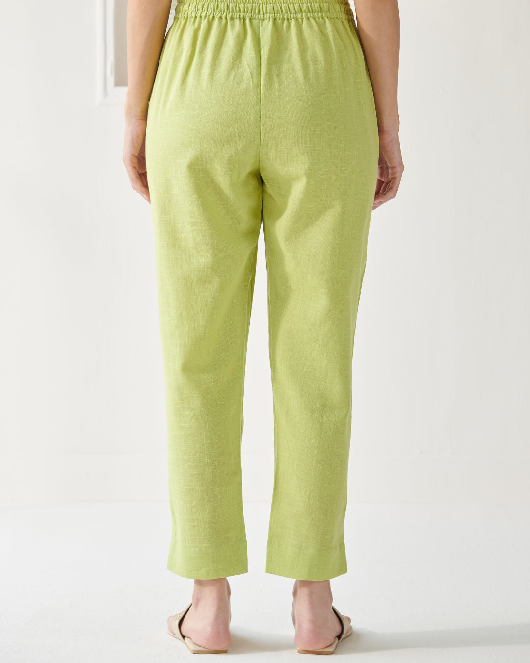 Roza Layla Apple Green Narrow Pants