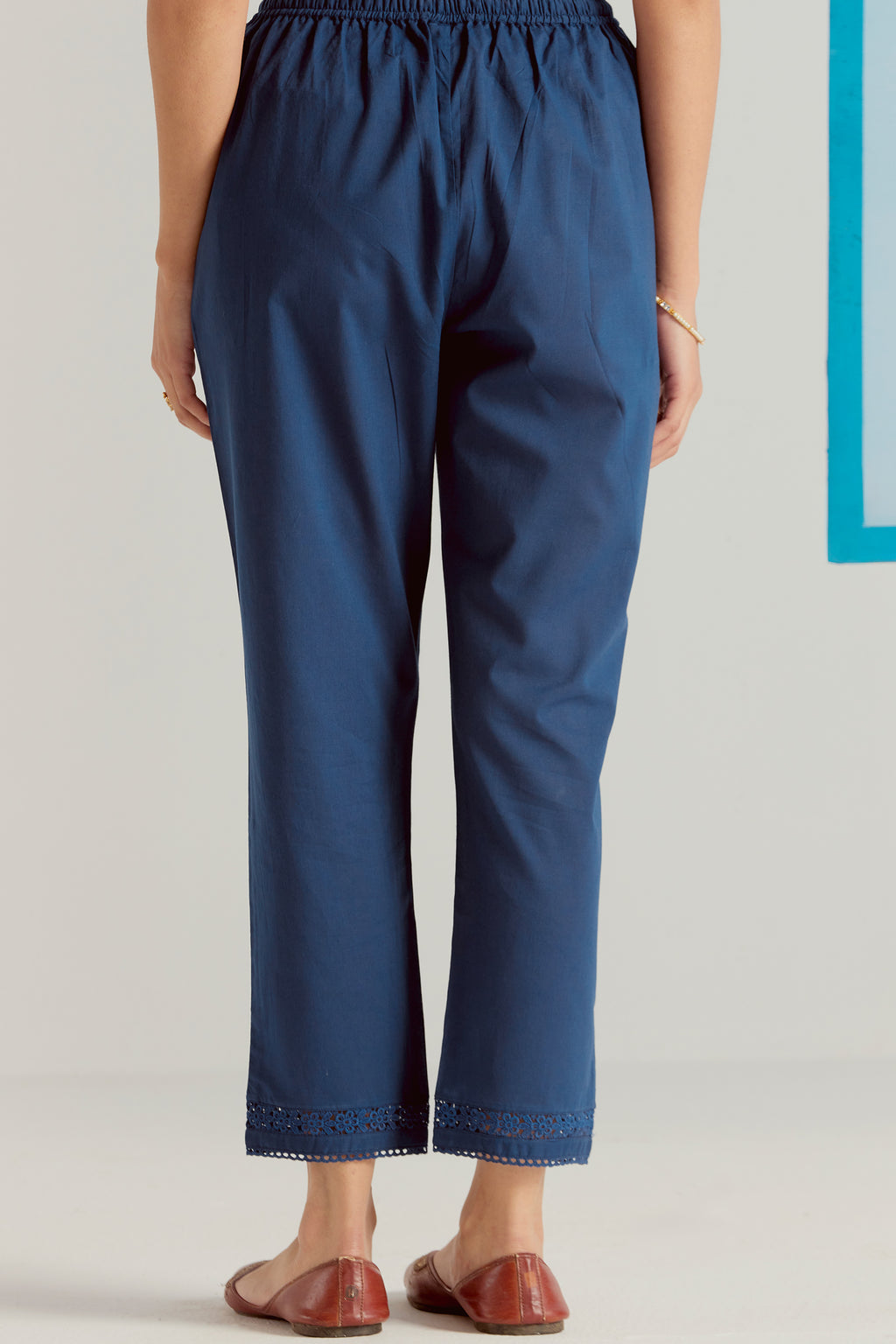 Roza Sehr Blue Narrow Pants