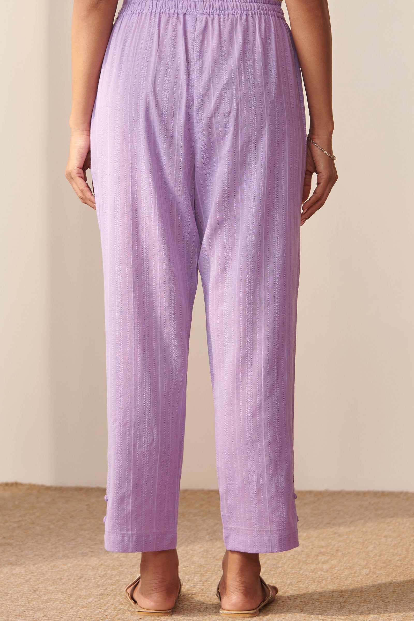 Roza Shehnaz Lilac Pants