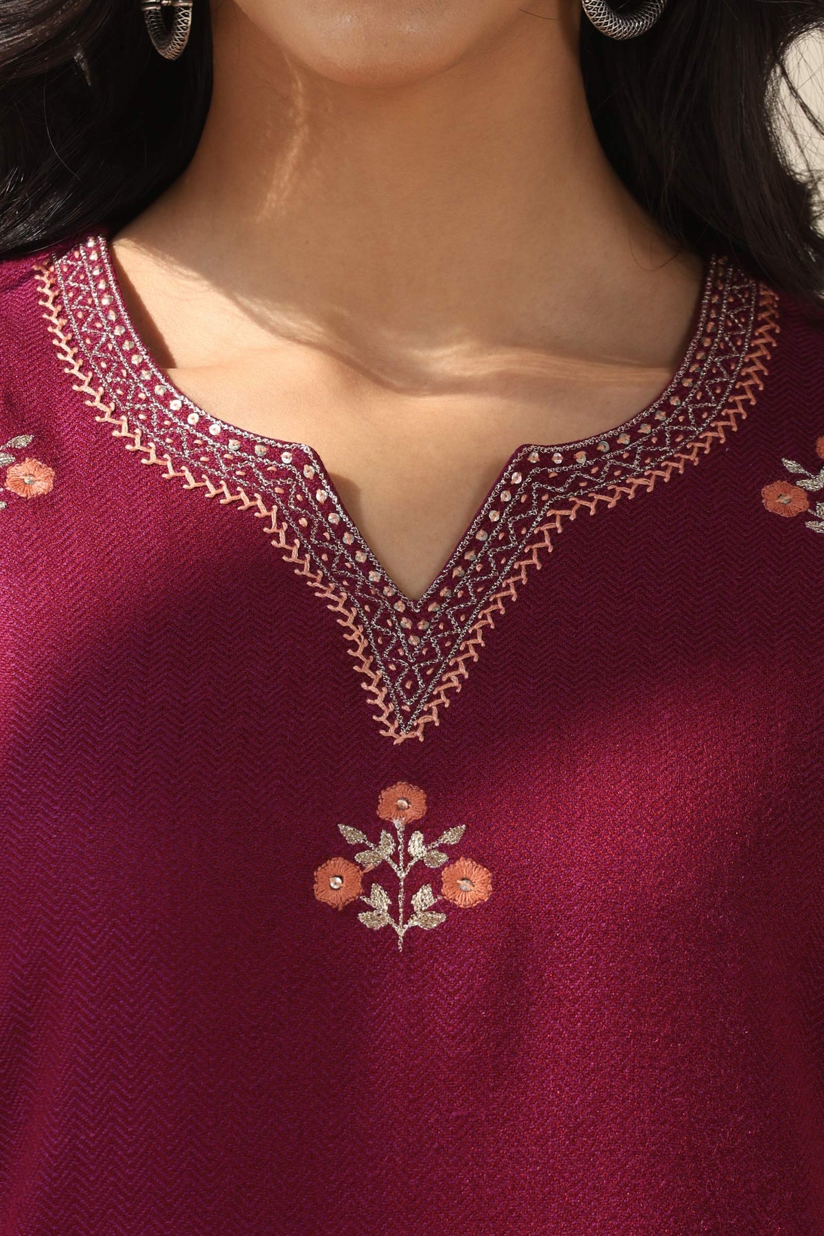 Naadirah Zubeda Faux Wool Kurta