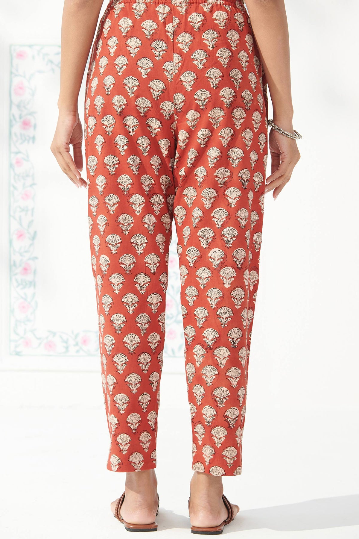 Sehra Fazeen Bagru Narrow Pants