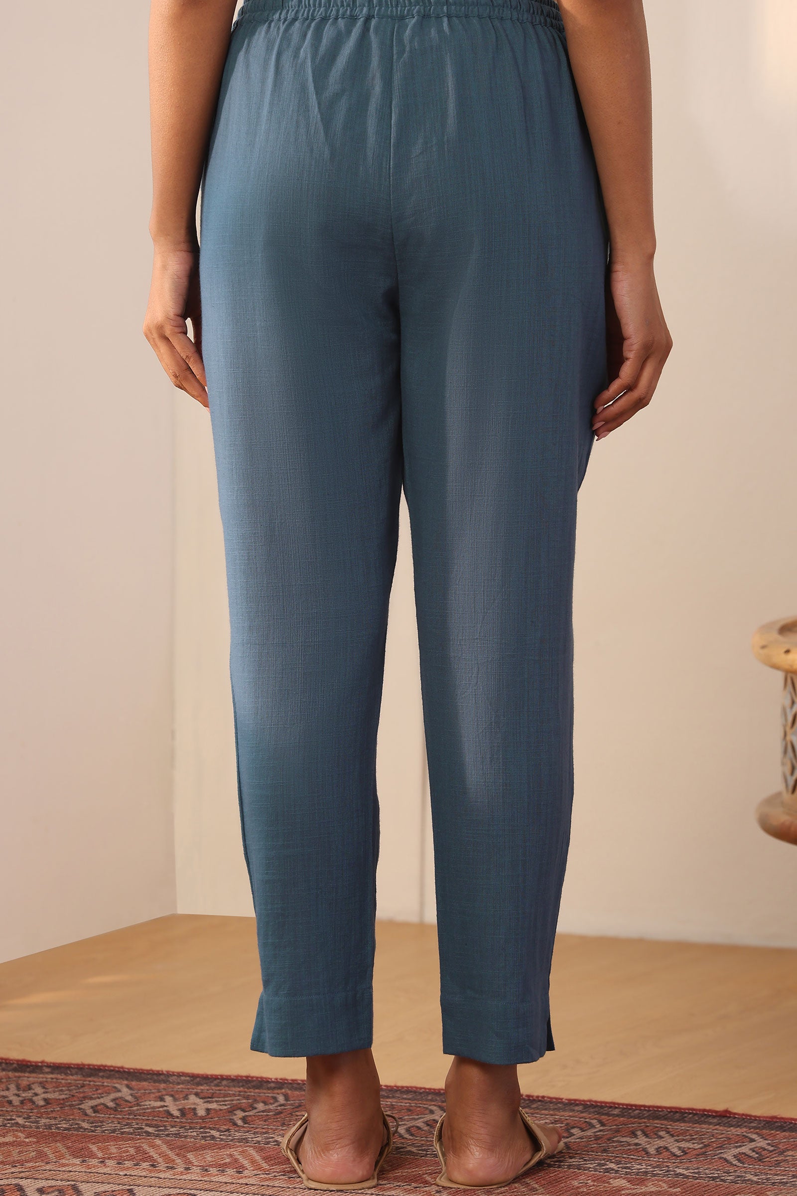 Surplus: Roza Zoha Blue Narrow Pants