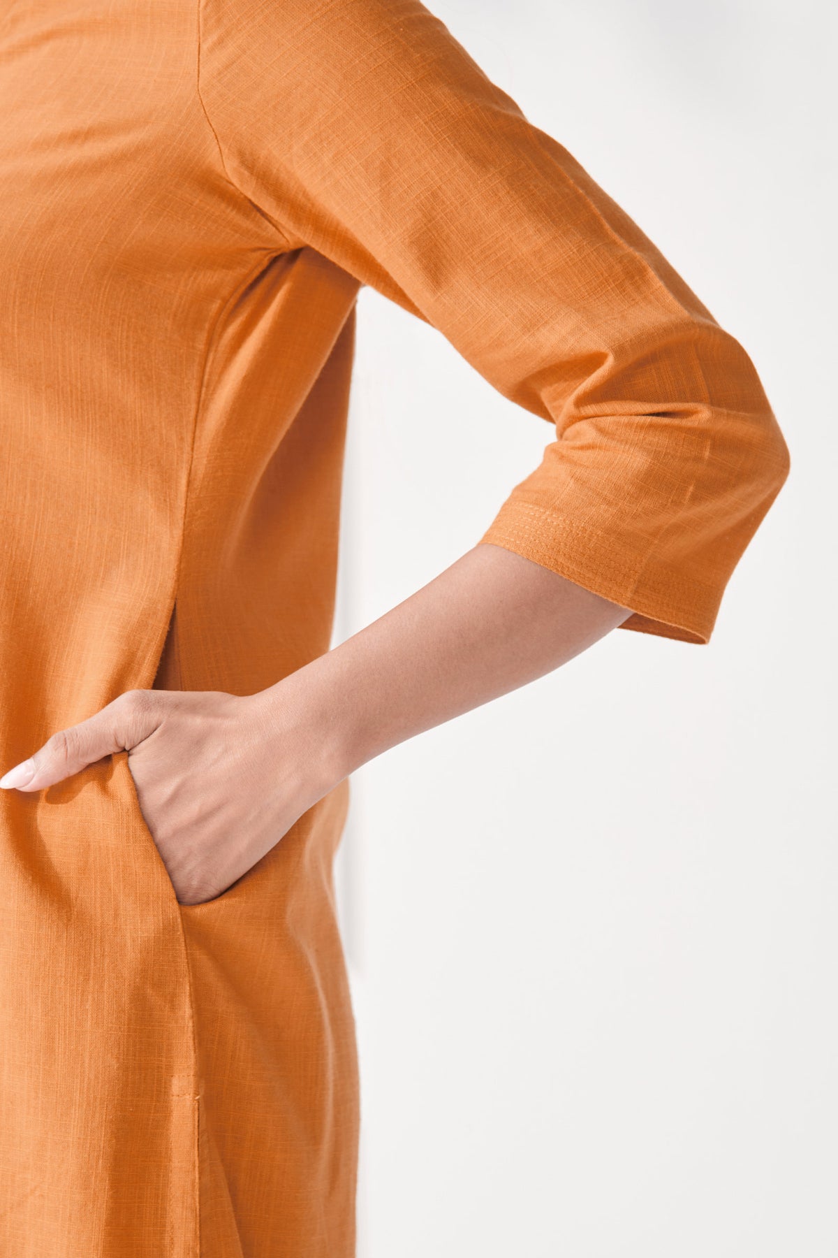 Roza Sarai Orange Kurta