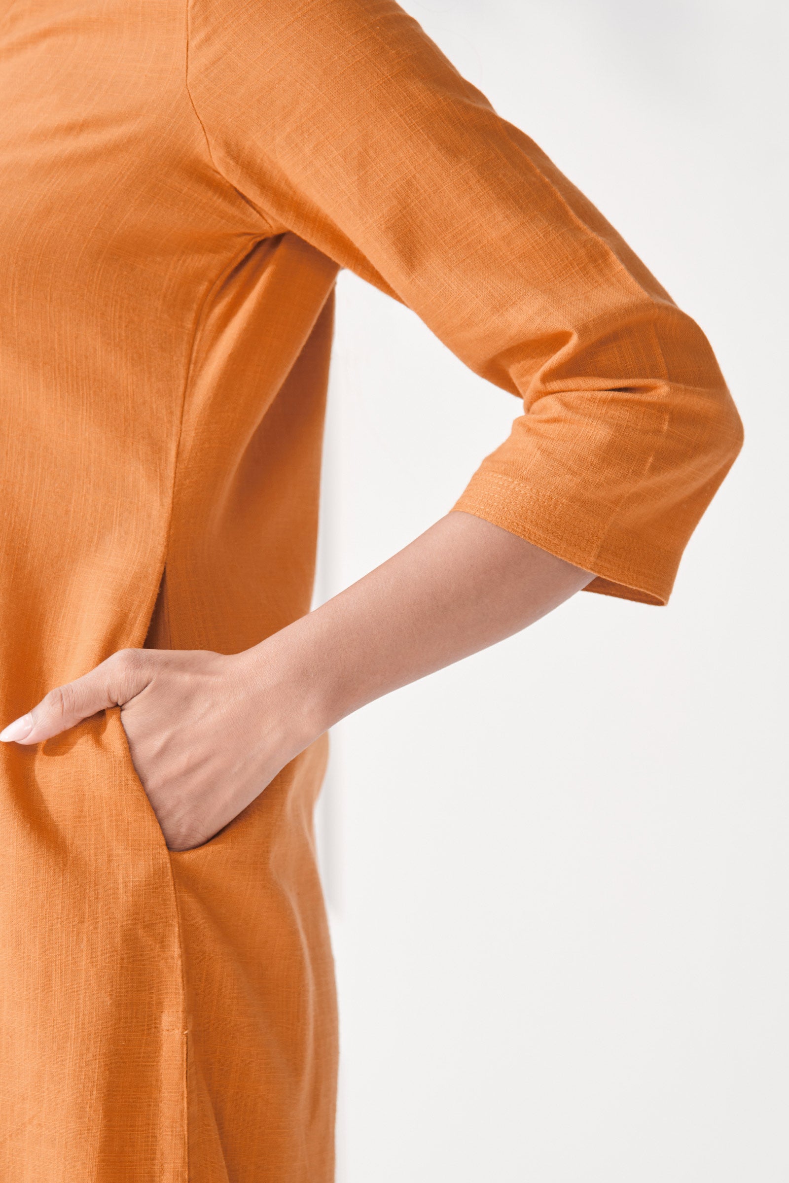 Roza Sarai Orange Kurta
