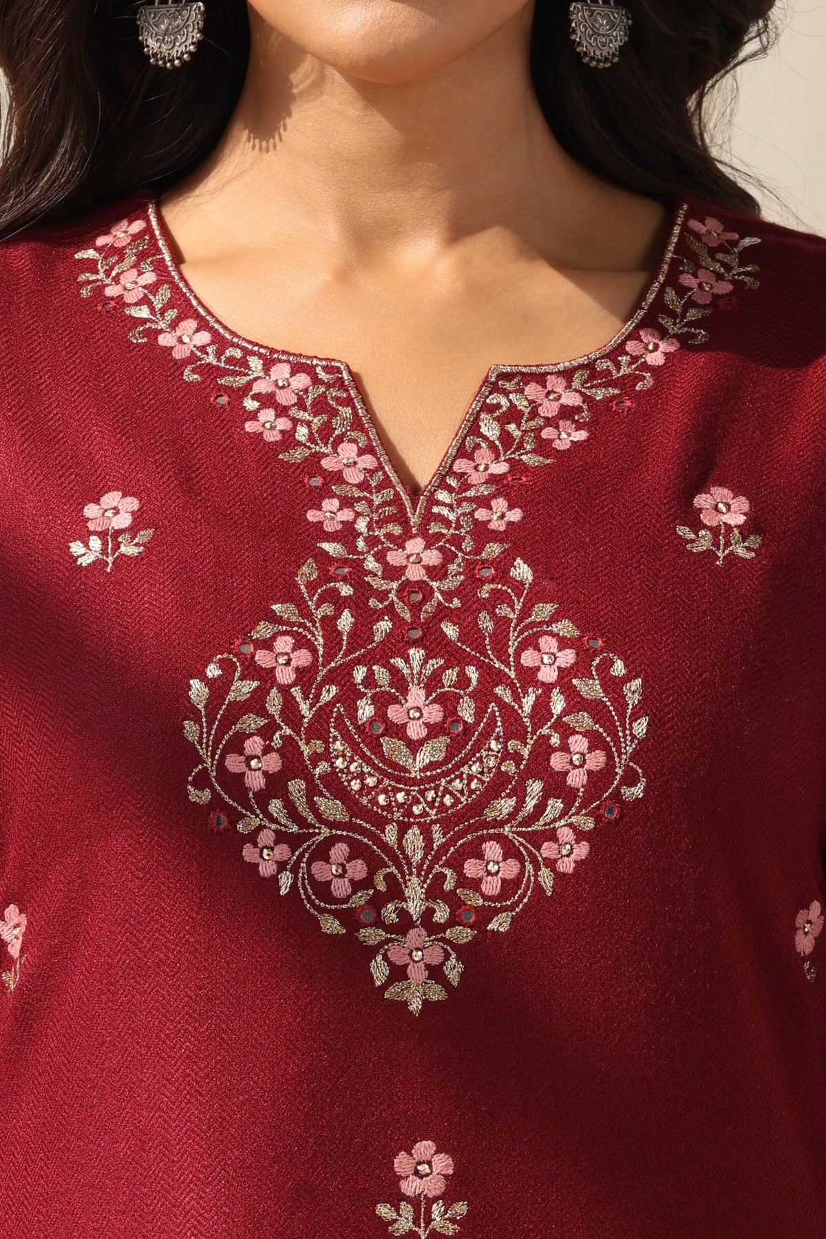 Naadirah Gulbahar Faux Wool Kurta