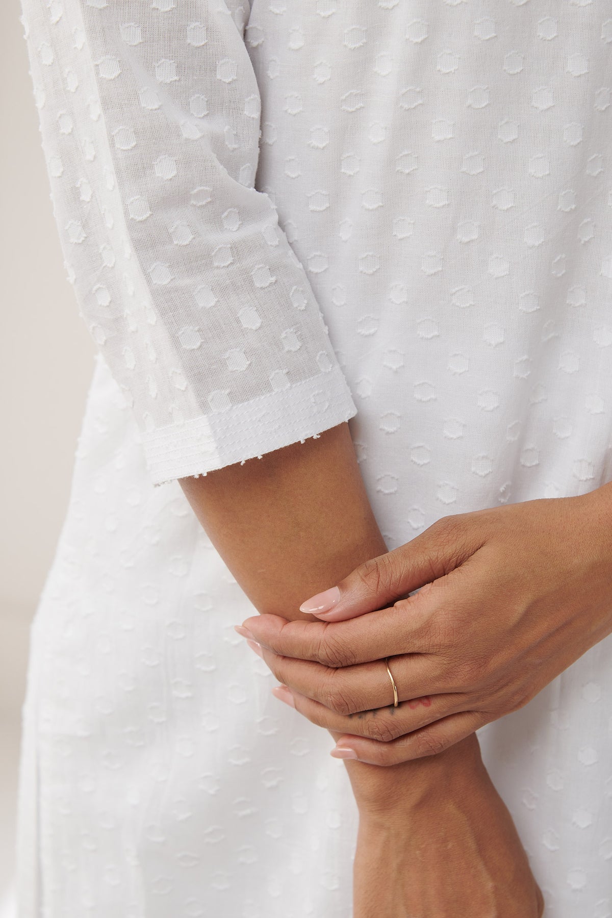 Roza Rehana White Kurta