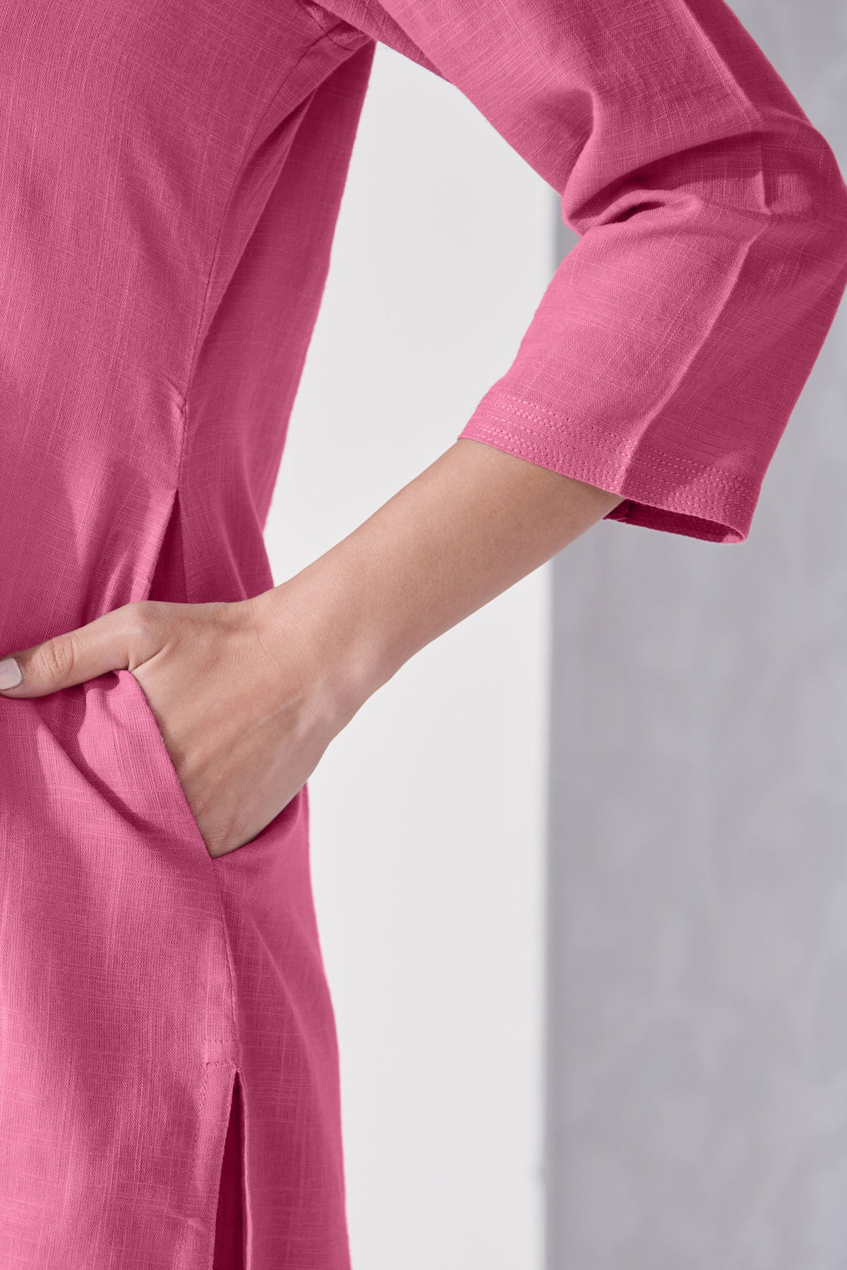 Surplus: Roza Sabira Pink Kurta