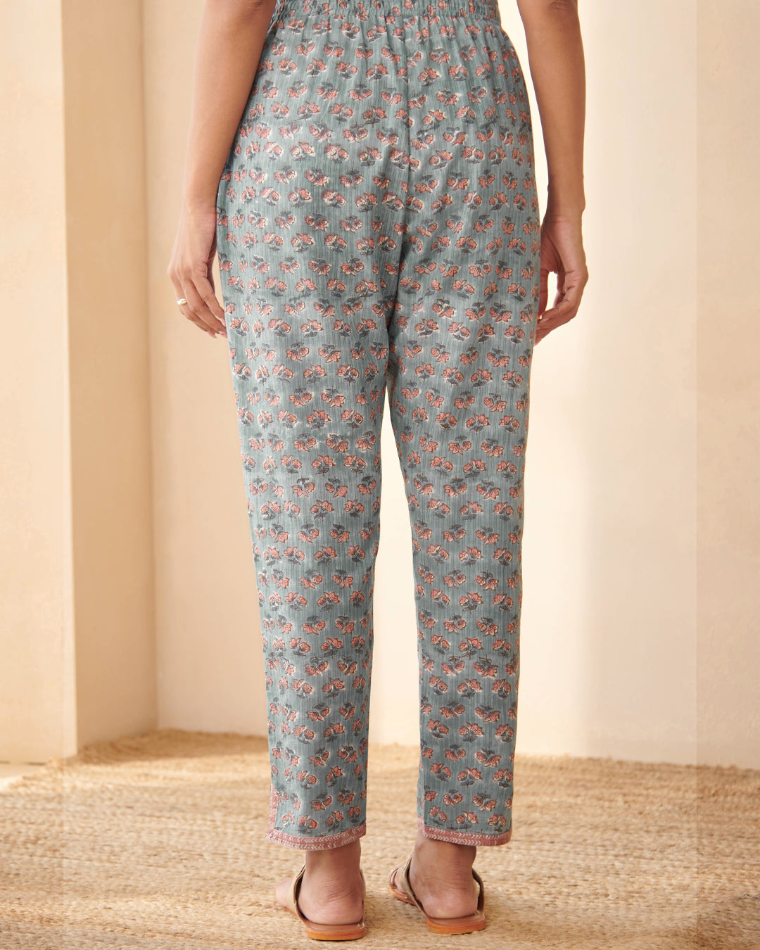 Nasrine Mahi Sanganeri Narrow Pants