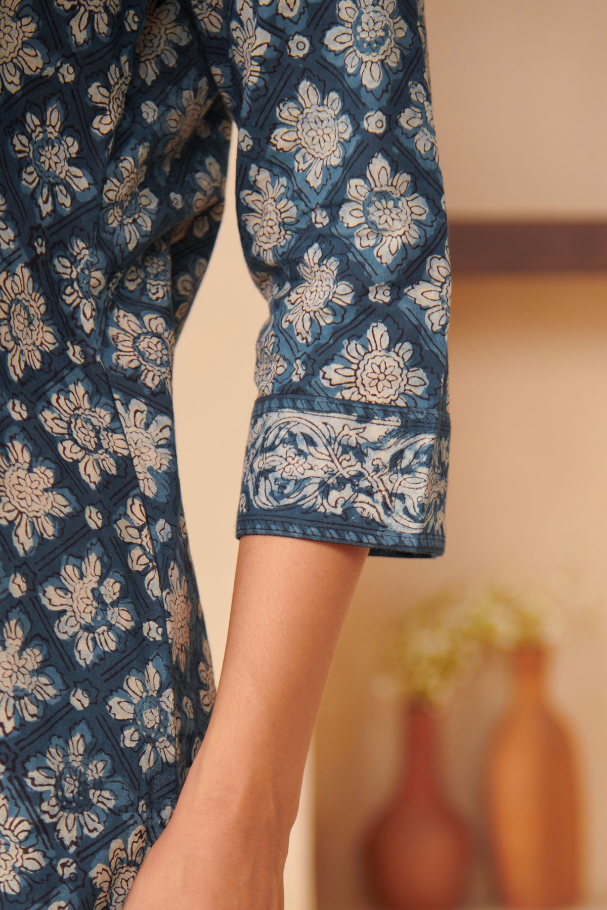 Sehra Afsana Bagru Dabu Kurta