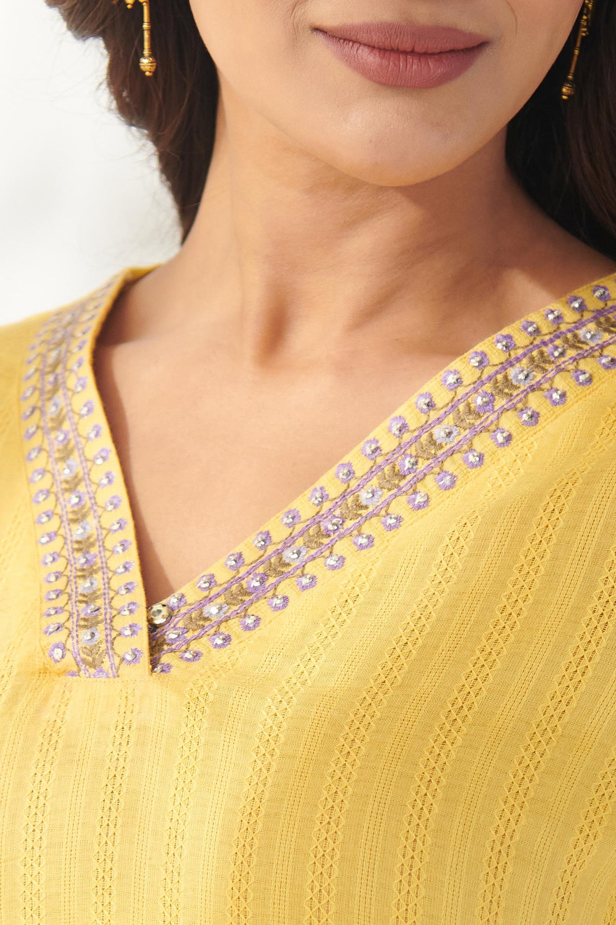 Mehraab Zaina Yellow Kurta