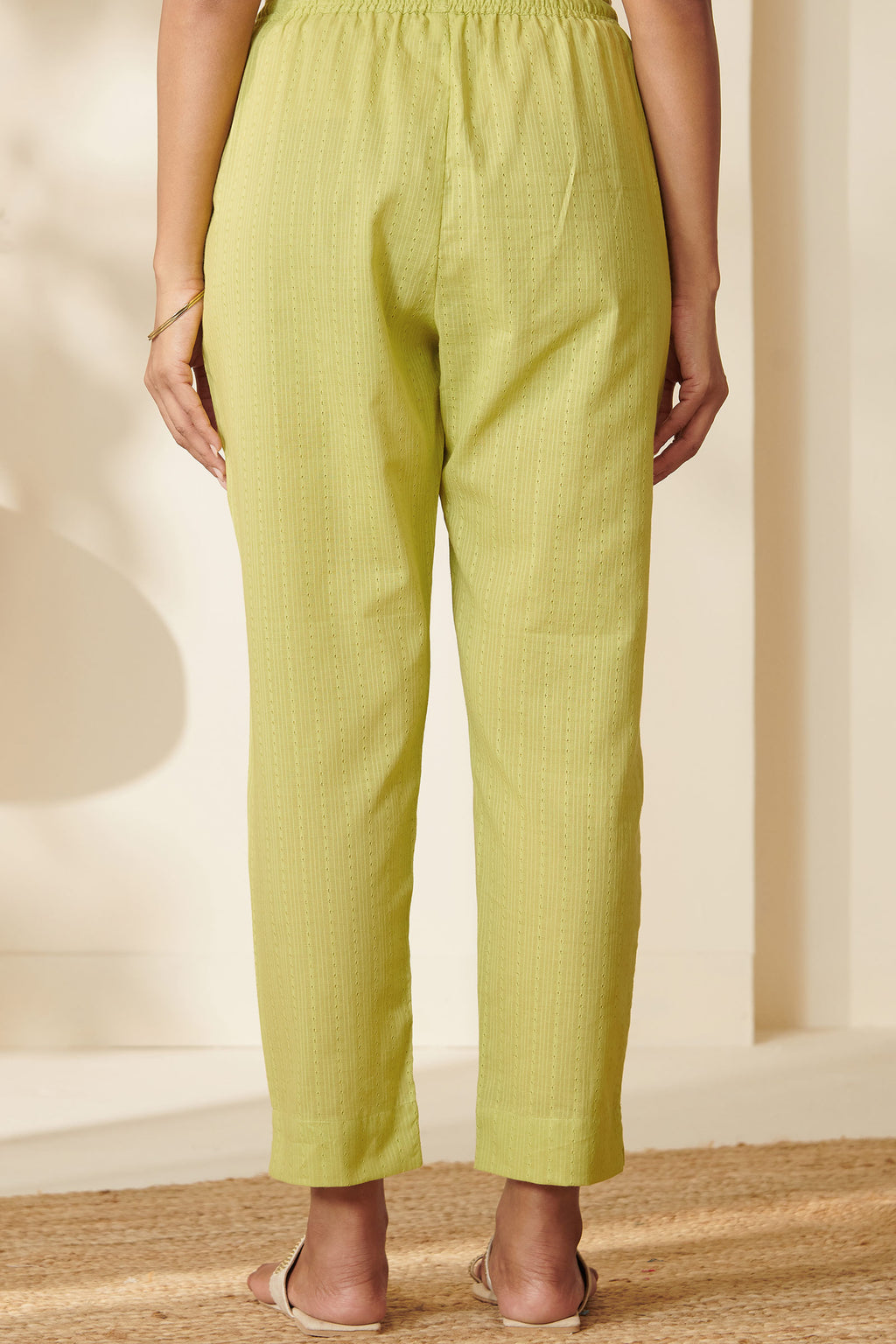 Roza Darya Green Narrow Pants