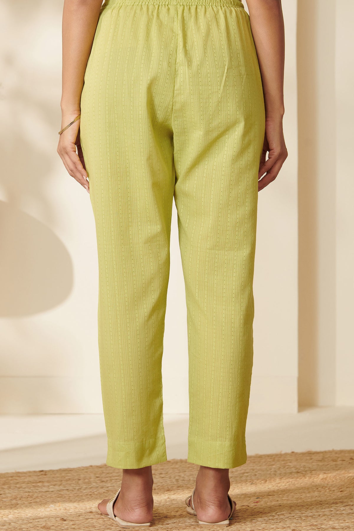 Roza Darya Green Narrow Pants