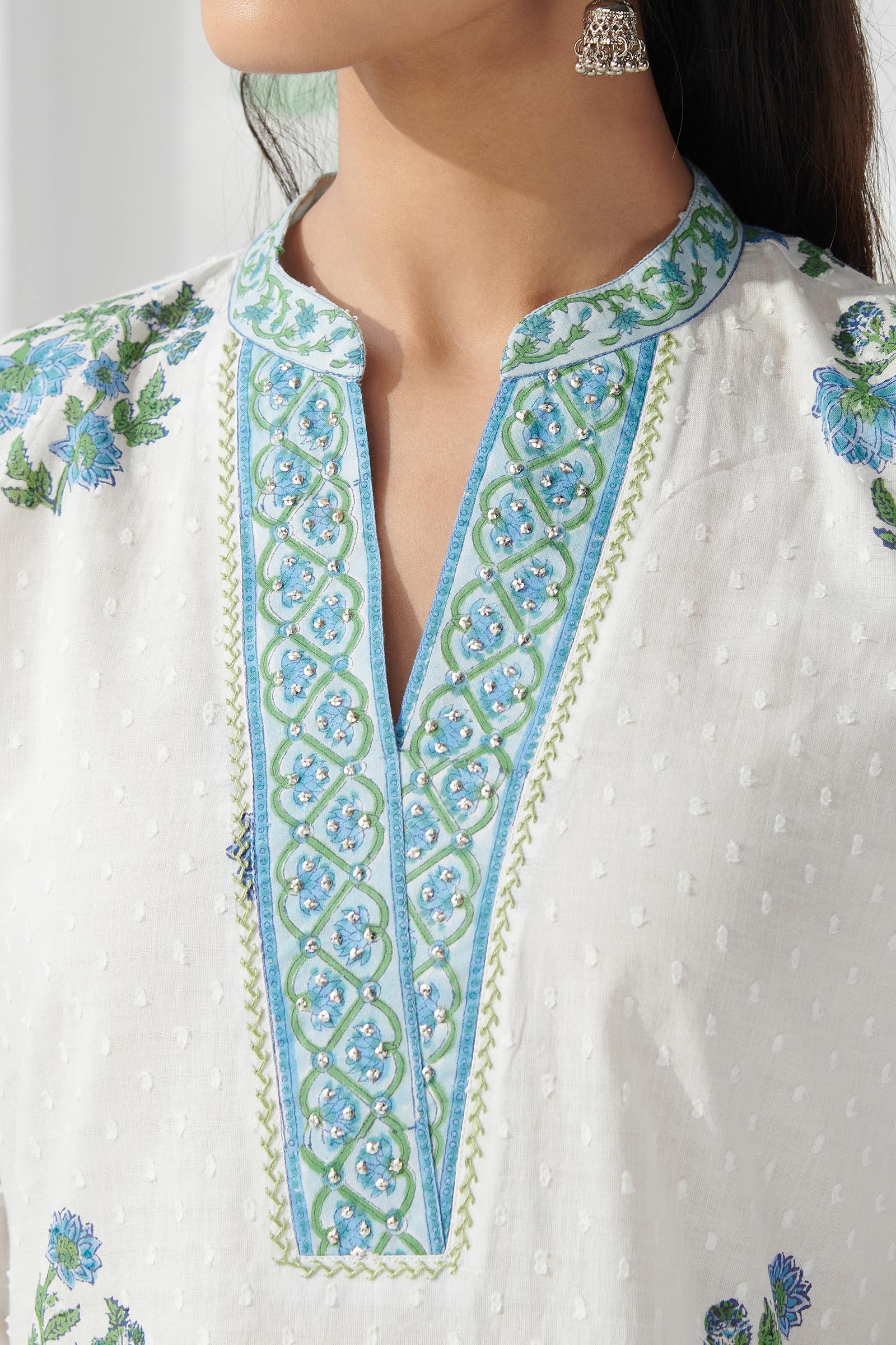 Gulbahar Roohi Sanganeri Kurta