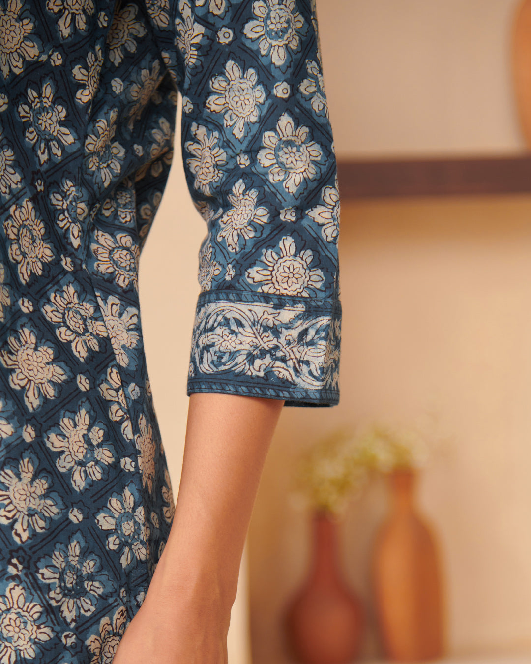 Sehra Afsana Bagru Dabu Kurta