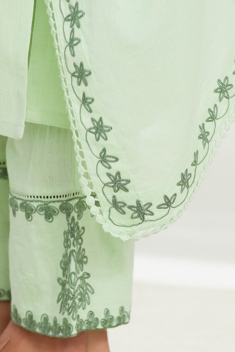 Mirza Gauhar Green Dupatta