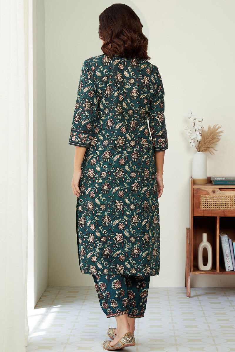 Sehra Zoya Bagru Kurta