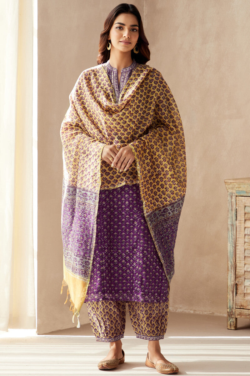 Mehrunissa Gulnaaz Chanderi Kurta