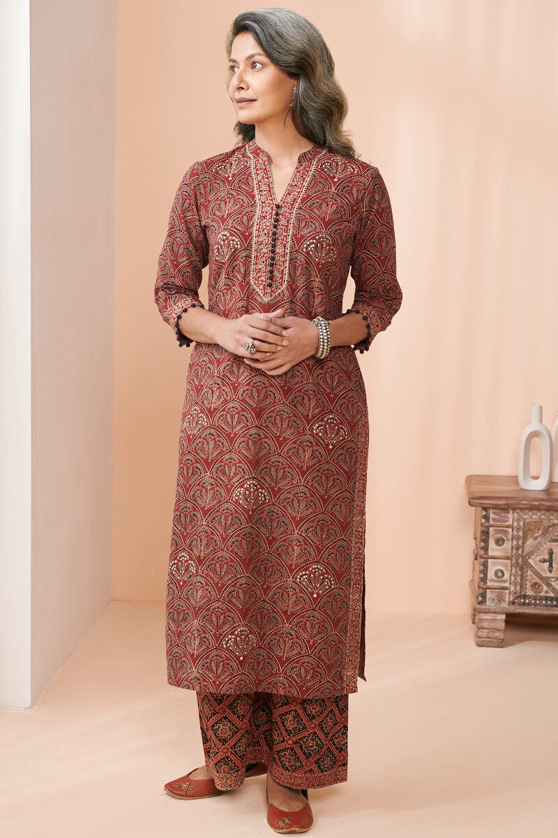 Sehra Samira Ajrak Kurta