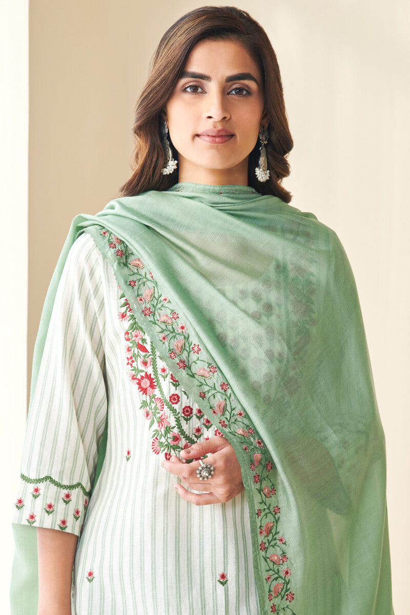 Gulbarg Faheema Cotton Silk Dupatta