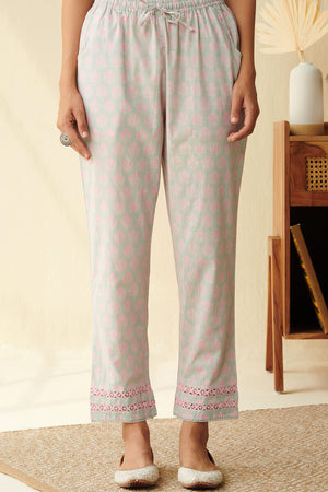 Nasrine Amyra Sanganeri Narrow Pants