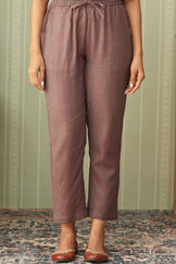 Naadirah Fahima Faux Wool Narrow Pants