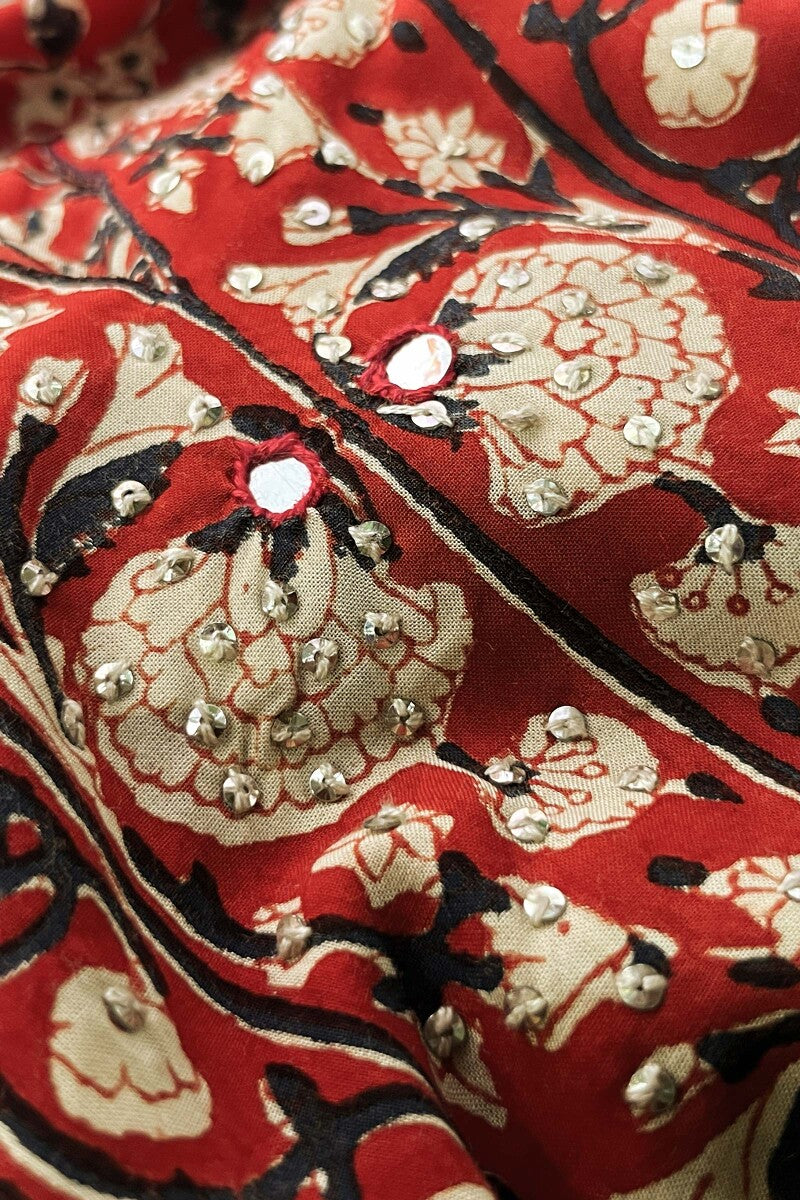 Sehra Rahima Bagru Kurta