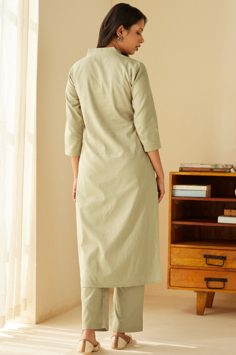 Roza Dahlia Beige Kurta