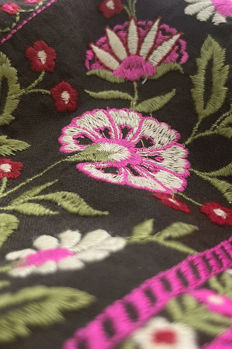Roza Zoya Brown Kurta