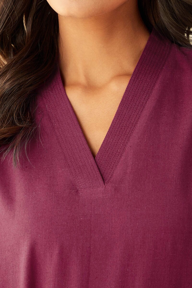 Roza Seher Raspberry Pink Kurta