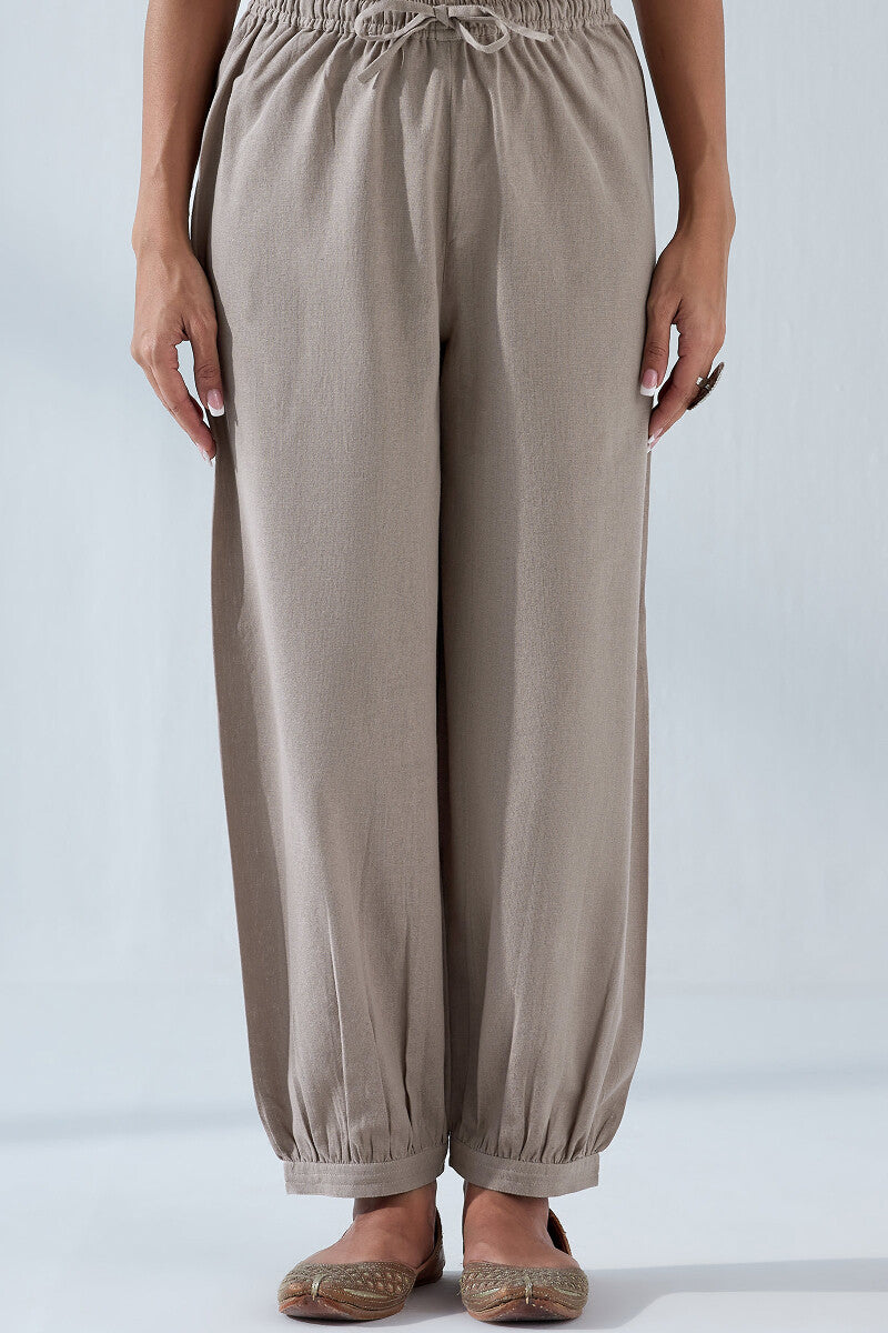 Nasrine Rehmat Beige Izhaar Pants