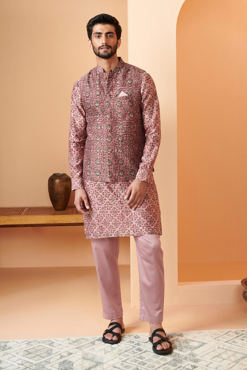 Shirin Zeeshan Sanganeri Nehru Jacket