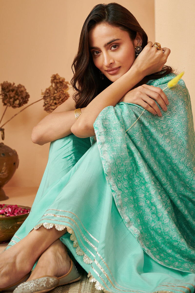 Shirin Afsana Sanganeri Chanderi Dupatta