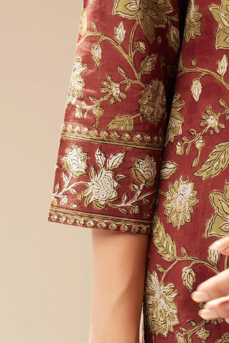 Sehra Layla Bagru Kurta