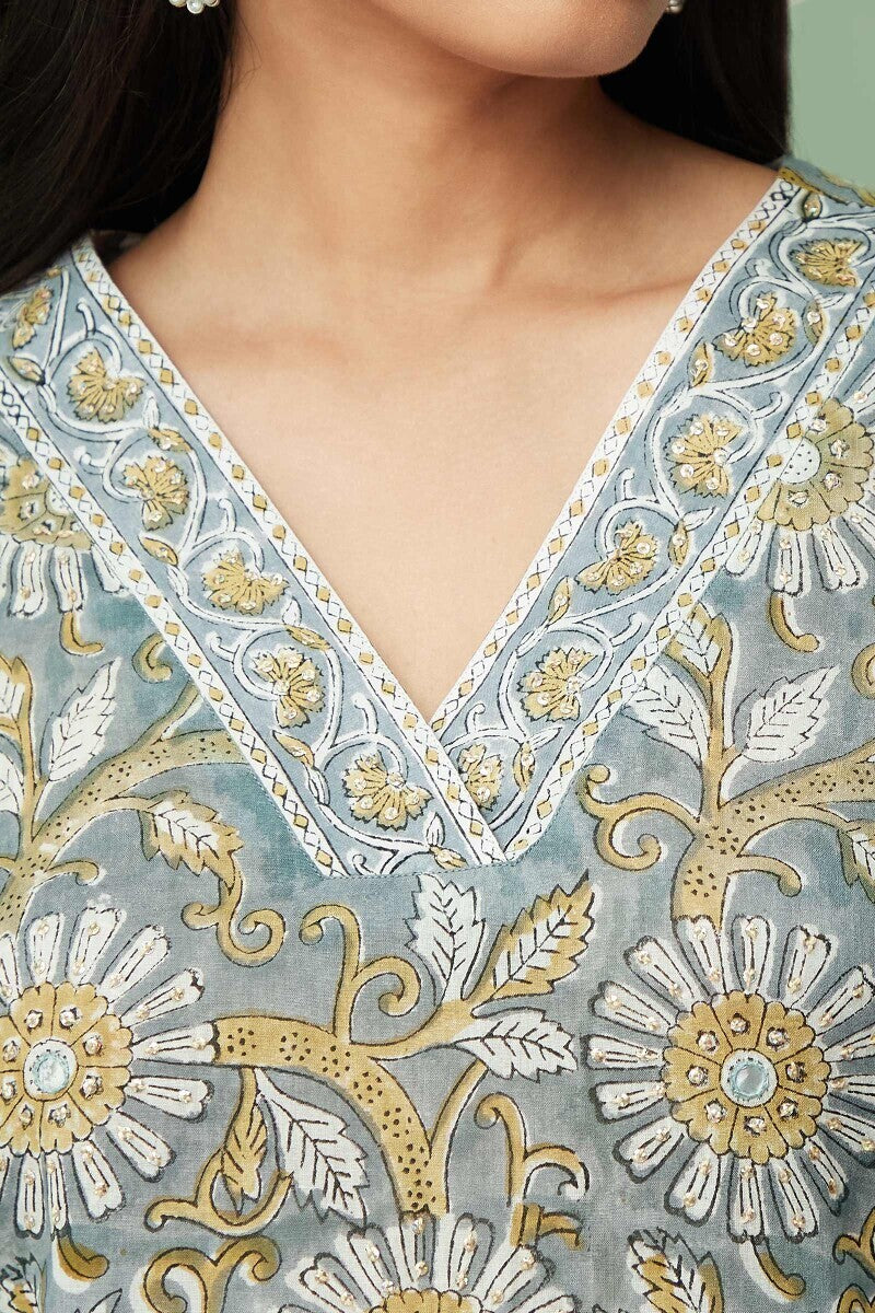 Gauhar Zafiya Sanganeri Kurta