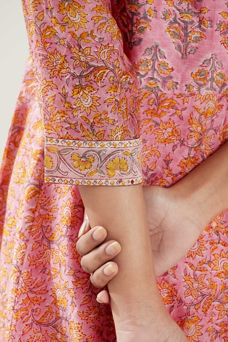 Gauhar Nazneen Sanganeri Chanderi Kurta