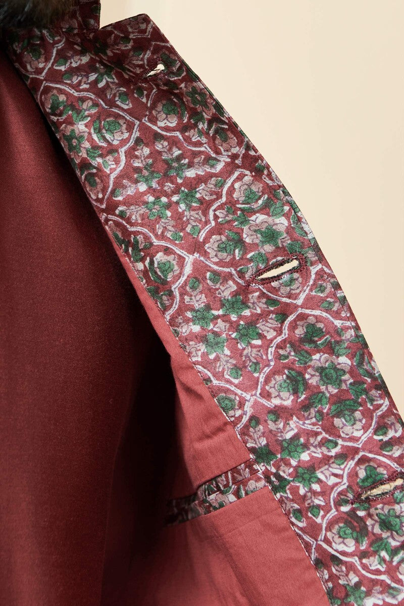 Shirin Zeeshan Sanganeri Nehru Jacket