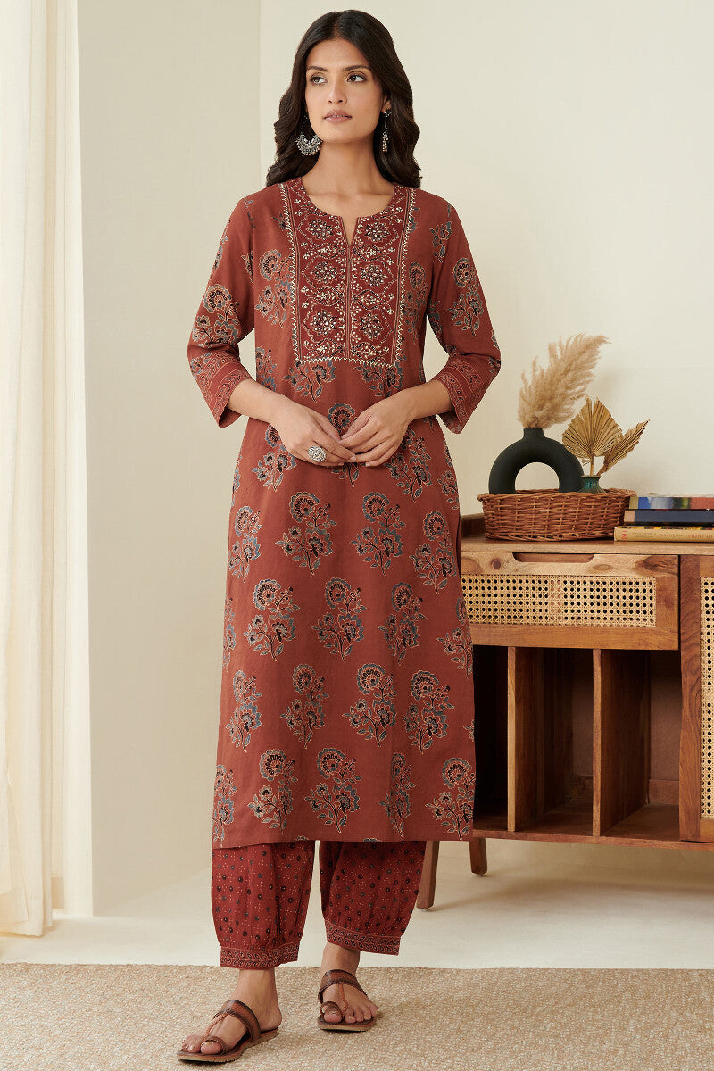 Sehra Maira Ajrak Kurta
