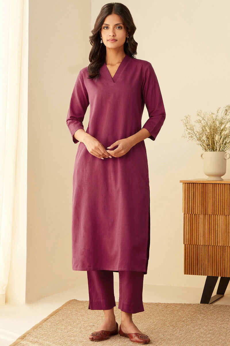 Roza Seher Raspberry Pink Narrow Pants