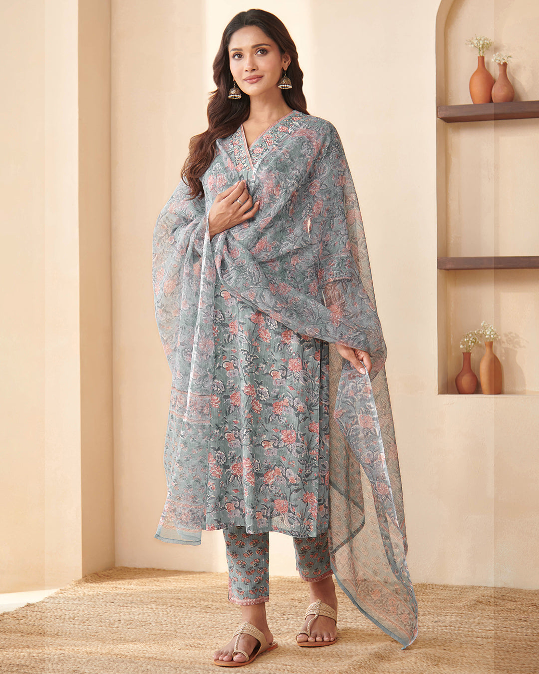 Nasrine Mahi Sanganeri Kurta