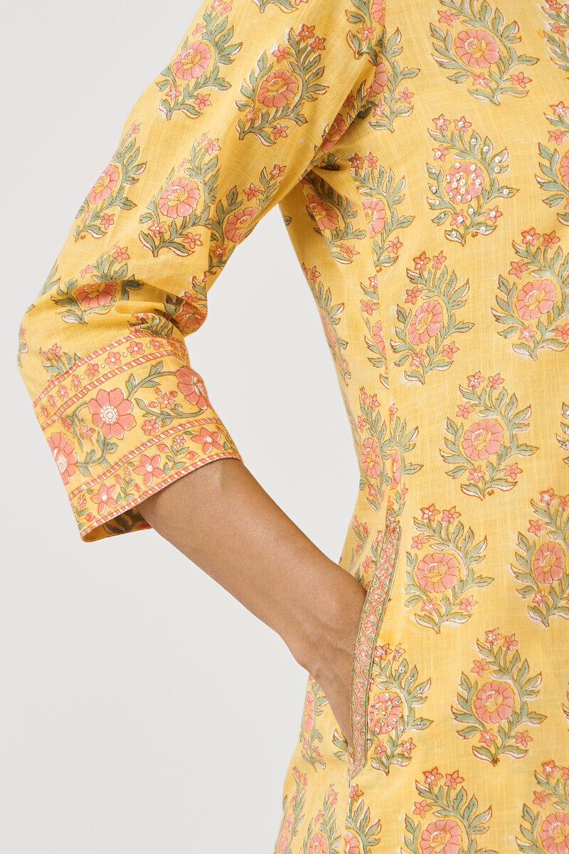 Roz Meher Nizam Sanganeri Short Kurta