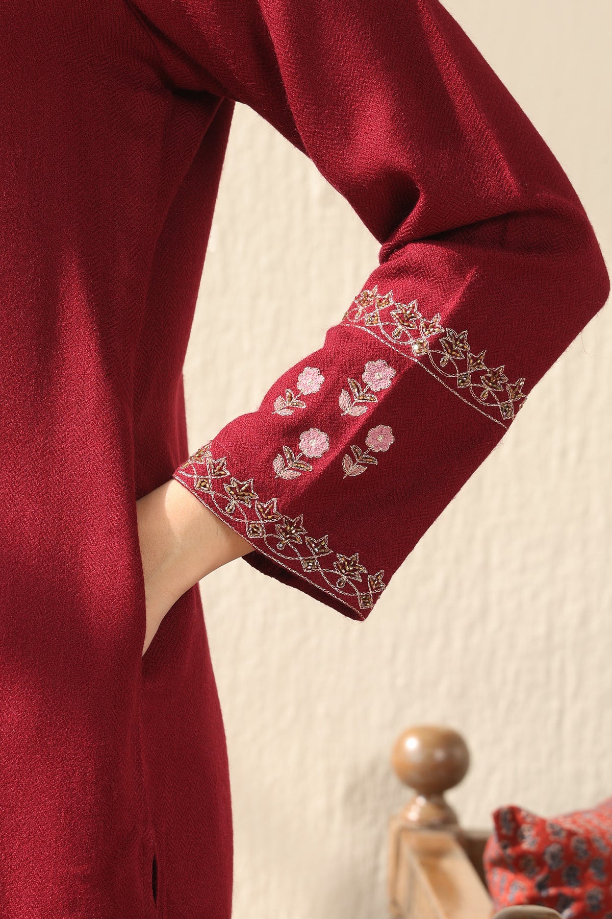 Naadirah Maheen Faux Wool Kurta