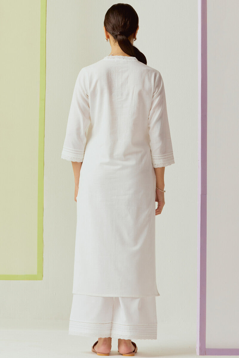 Roza Sehreen White Kurta