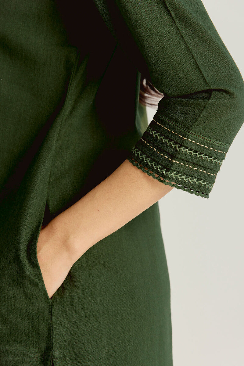 Roza Kiara Green Kurta