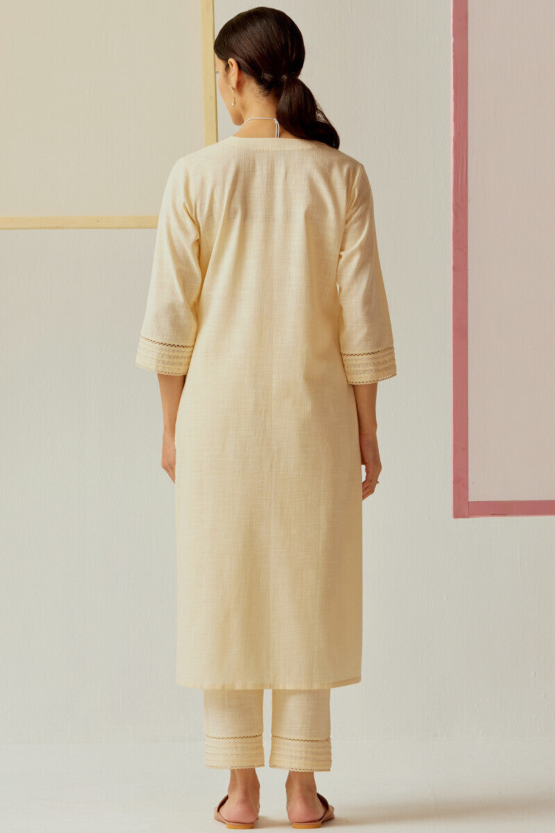 Roza Zara Cream Kurta